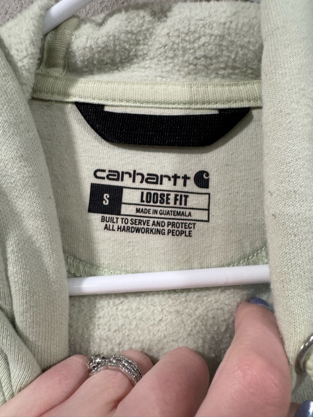 Carhartt Men’s Loose Fit Green Sweatshirt - Picture 5 of 6